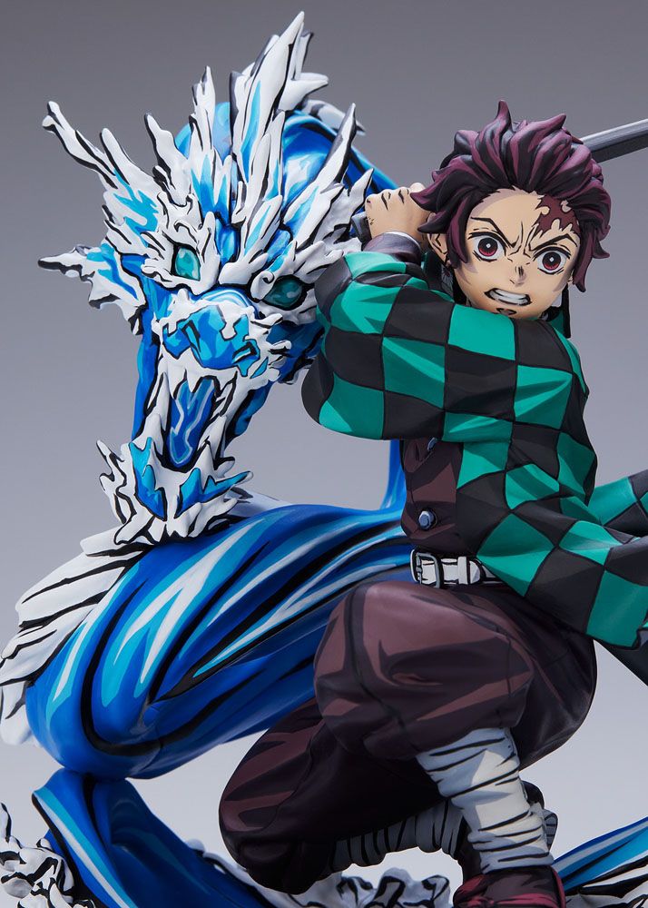 Figura Demon Slayer: Kimetsu no Yaiba Estatua 1/8 Tanjiro Kamado Total Concentration Paint Ver. 19 cm   Aniplex