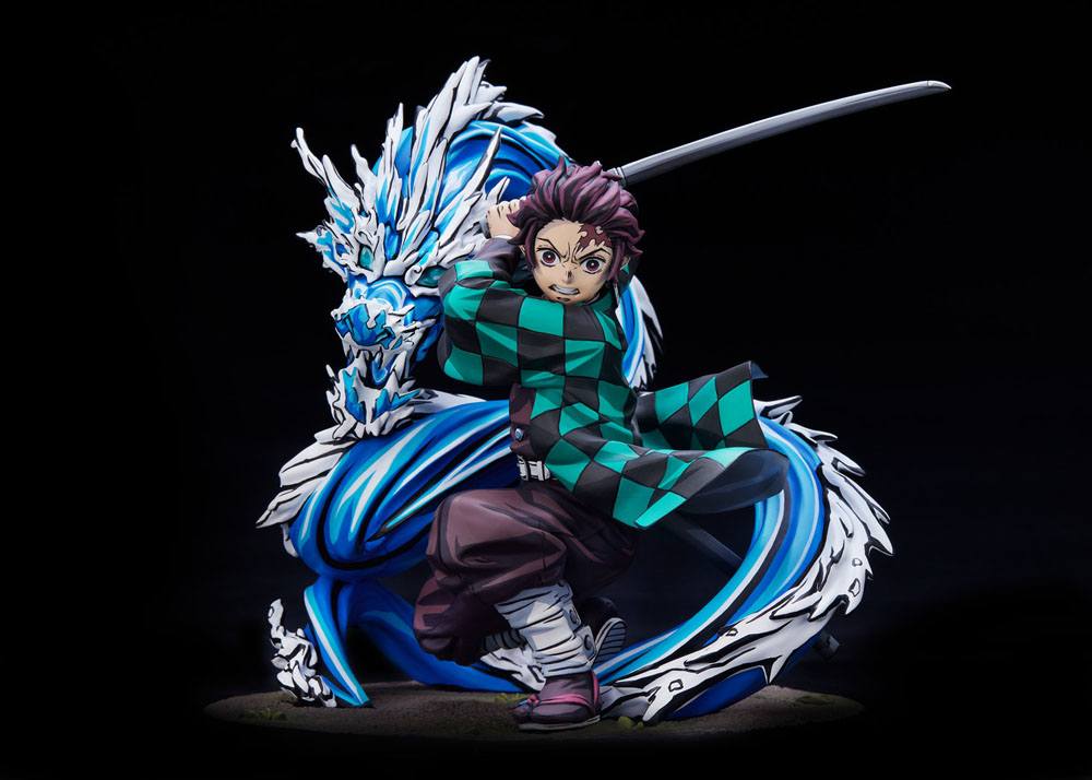 Figura Demon Slayer: Kimetsu no Yaiba Estatua 1/8 Tanjiro Kamado Total Concentration Paint Ver. 19 cm   Aniplex