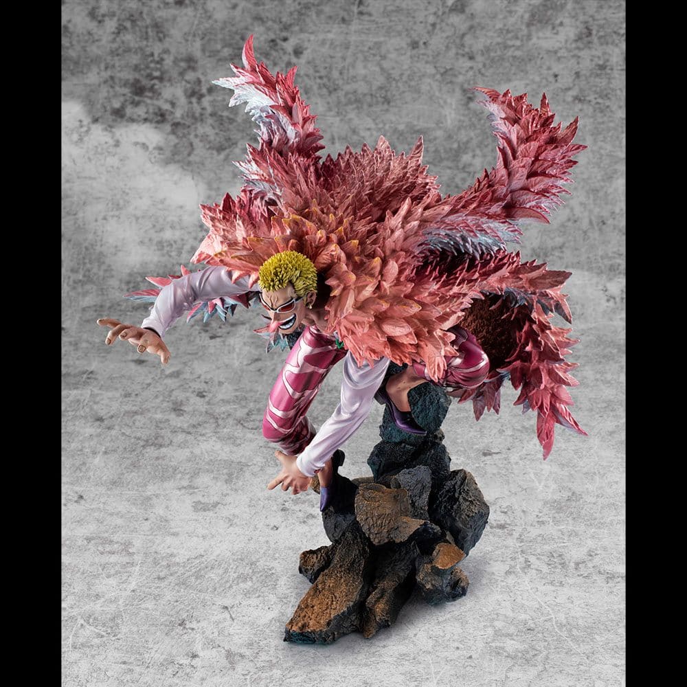 Figura Donquixote Doflamingo-One Piece Estatua Excellent Model-P.O.P.   Megahouse