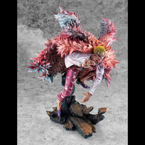 Figura Donquixote Doflamingo-One Piece Estatua Excellent Model-P.O.P.   Megahouse