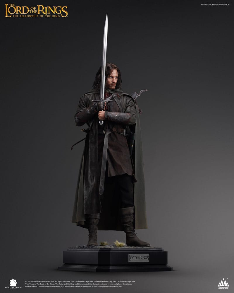 Figura El Señor de los Anillos Estatua 1/3 Aragorn 85 cm Queen Studios   Queen Studios