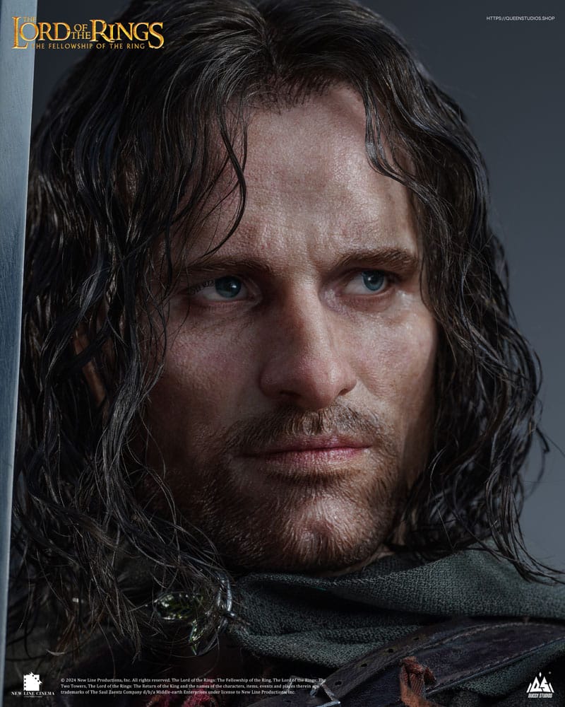 Figura El Señor de los Anillos Estatua 1/3 Aragorn 85 cm Queen Studios   Queen Studios