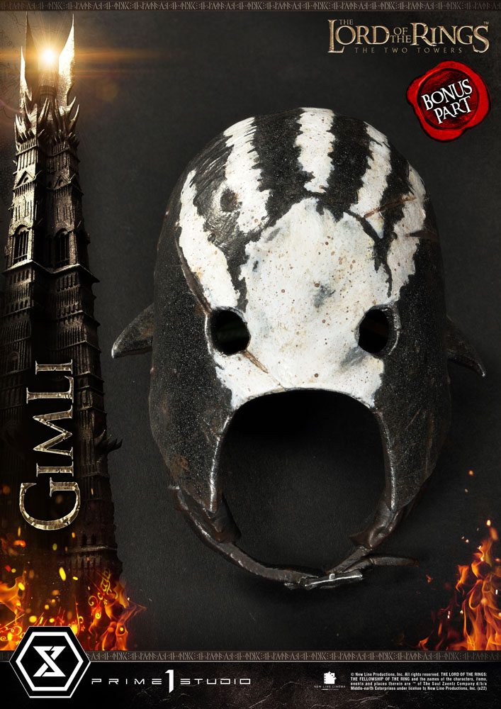 Figura El Señor de los Anillos Estatua 1/4 Gimli Bonus Version   Prime 1 Studio