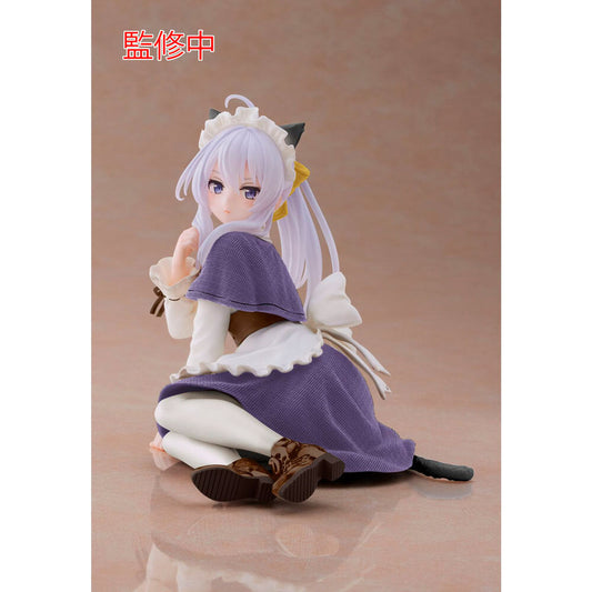 Figura Elaina Cat Maid Renewal edition Desktop Cute Wandering Witch The Journey of Elaina 13cm  