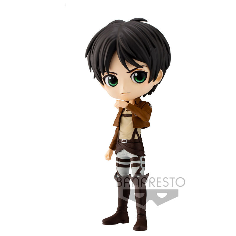 Figura Eren Yeager Ver.A Attack On Titan Q posket 14cm   BANPRESTO