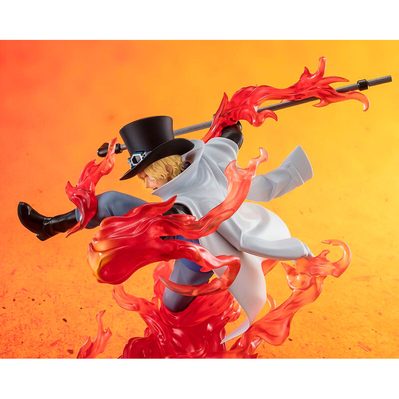 Figura Figuarts Zero Extra Battle Sabo Fire Fits Rook Check One Piece 19cm  