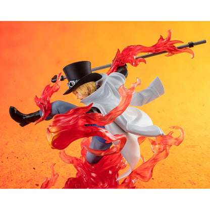Figura Figuarts Zero Extra Battle Sabo Fire Fits Rook Check One Piece 19cm  