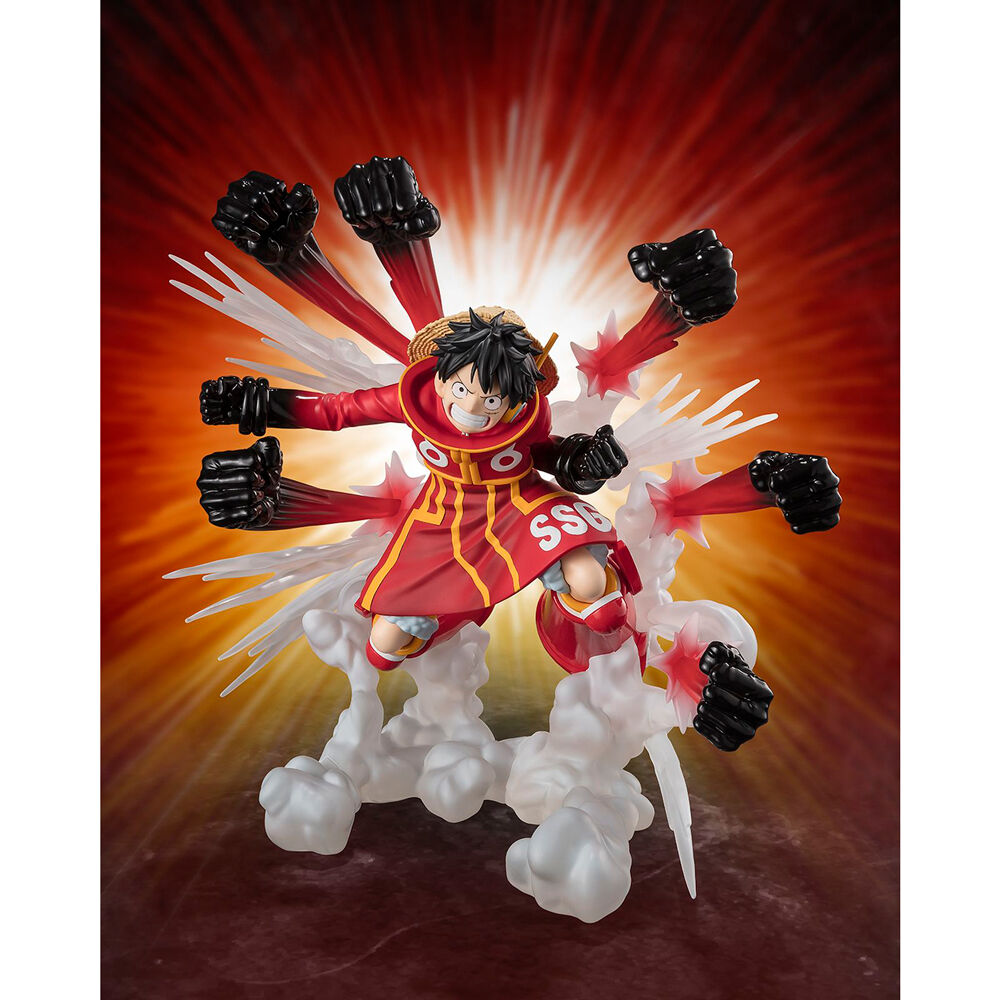 Figura Figuarts Zero Monkey D Luffy Gum Gum Hawk Gatling Extra Battle One Piece 18cm  