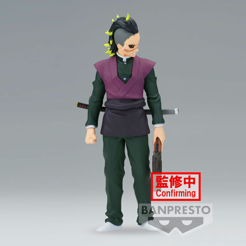Figura Genya Shinazugawa Demon Slayer Kimetsu no Yaiba 17cm   BANPRESTO