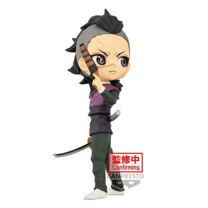 Figura Genya Shinazugawa Demon Slayer Kimetsu no Yaiba Q posket 14cm  