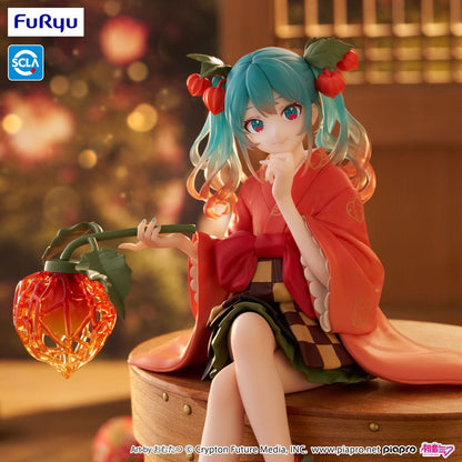 Figura Hatsune Miku Estatua PVC Noodle Stopper Flower Fairy Winter Cherry 15 cm  