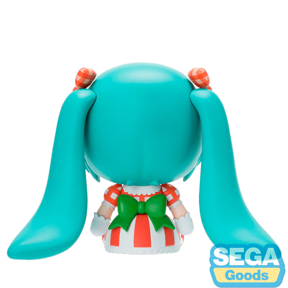 Figura Hatsune Miku Lovely Strawberry Fuwa Petit Hatsune Miku 8cm   SEGA
