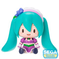 Figura Hatsune Miku Sparkly Purple Fuwa Petit Hatsune Miku 8cm   SEGA