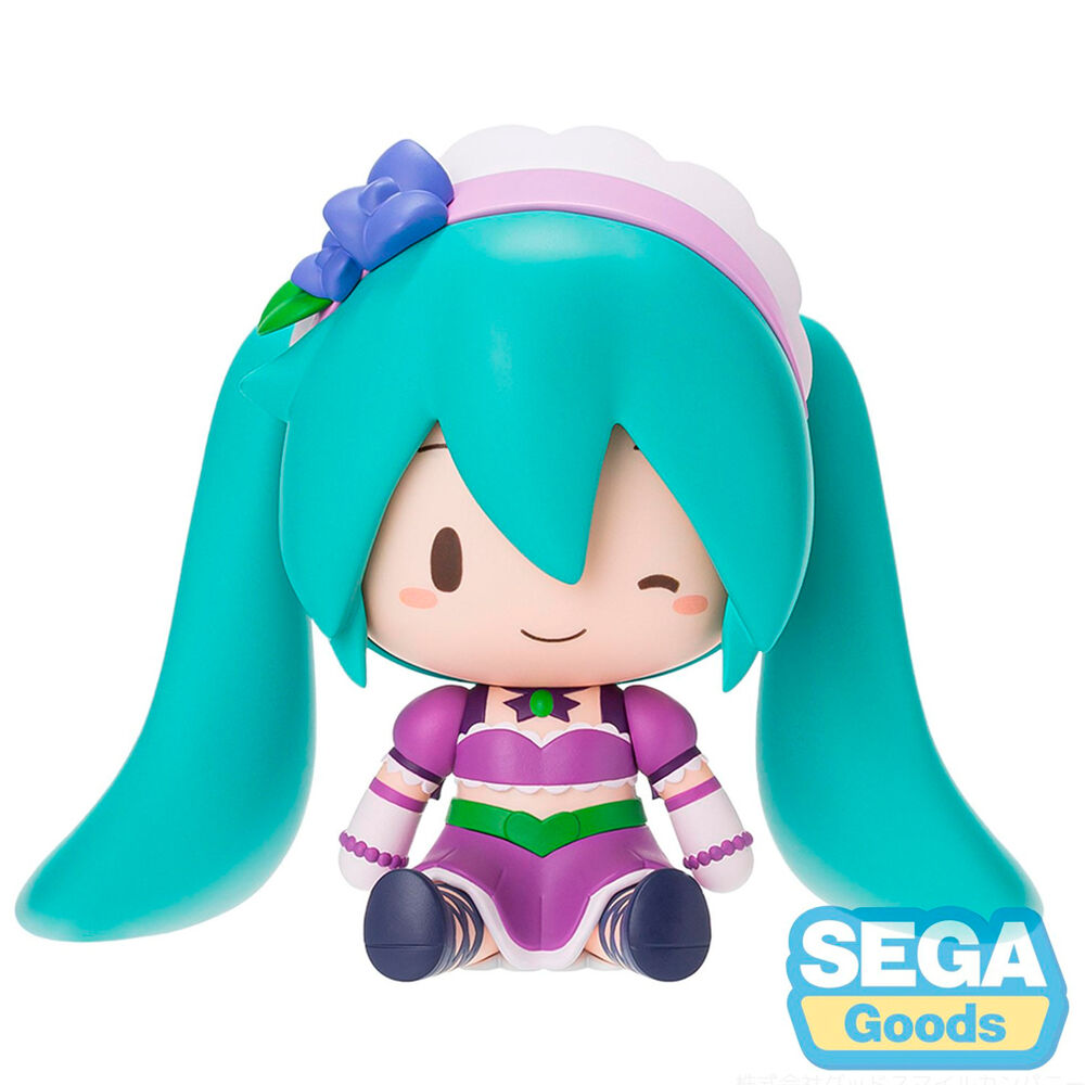 Figura Hatsune Miku Sparkly Purple Fuwa Petit Hatsune Miku 8cm   SEGA