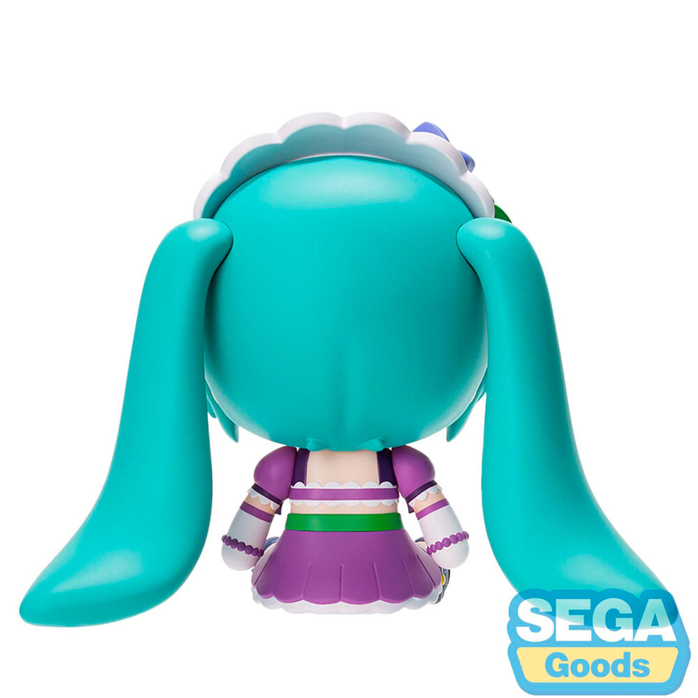 Figura Hatsune Miku Sparkly Purple Fuwa Petit Hatsune Miku 8cm   SEGA