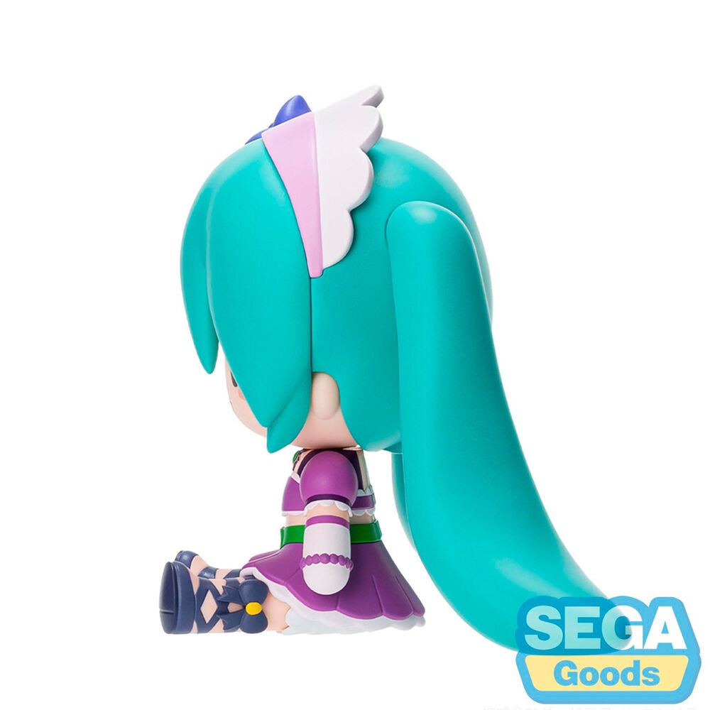 Figura Hatsune Miku Sparkly Purple Fuwa Petit Hatsune Miku 8cm   SEGA