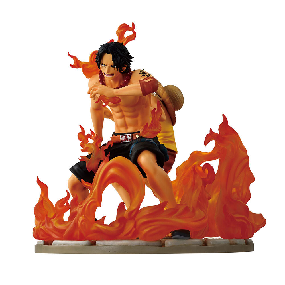 Figura Ichibansho Ace & Luffy Dramatic Memories One Piece 15cm  