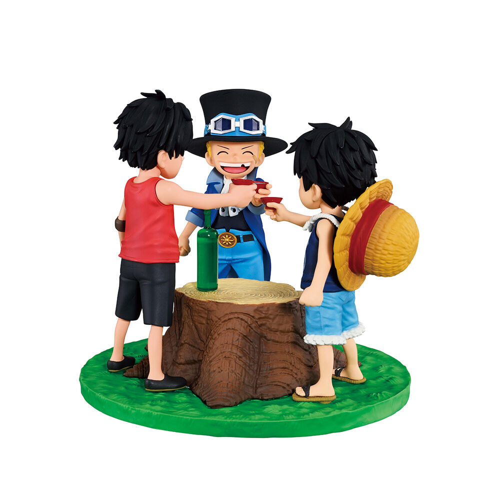 Figura Ichibansho Ace & Sabo & Luffy Dramatic Memories One Piece 10cm  