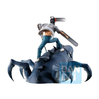Figura Ichibansho Chainsaw Man & Beam Chainsaw Man 23cm   BANPRESTO