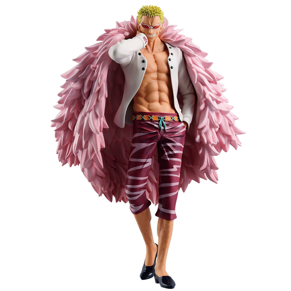 Figura Ichibansho Don Quixote Doflamingo The Unbreakable Law One Piece 26cm   BANPRESTO