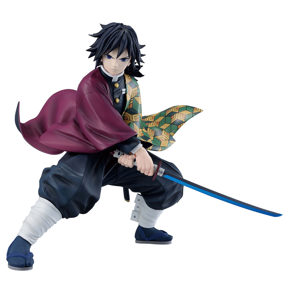 Figura Ichibansho Giyu Tomioka Upper Three Demon Slayer Kimetsu no Yaiba 19cm   BANPRESTO