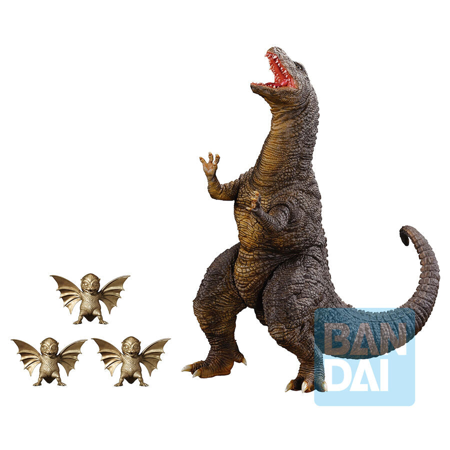 Figura Ichibansho Godzillasaurus & Dorat Godzilla 15cm   BANPRESTO
