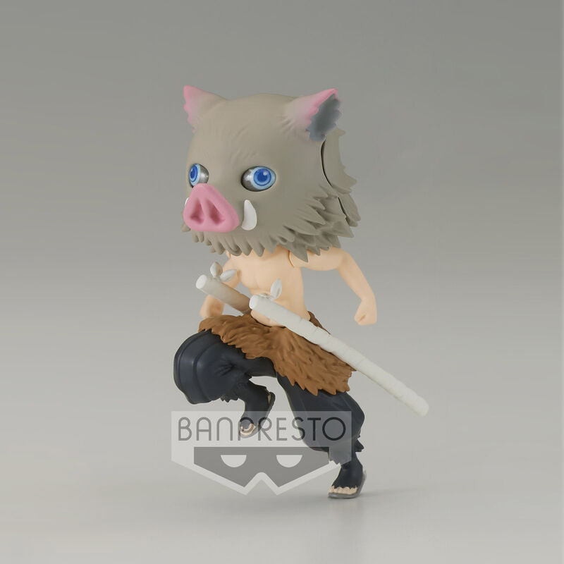 Figura Inosuke Hashibira Demon Slayer Kimetsu No Yaiba Q posket petit 7cm   BANPRESTO