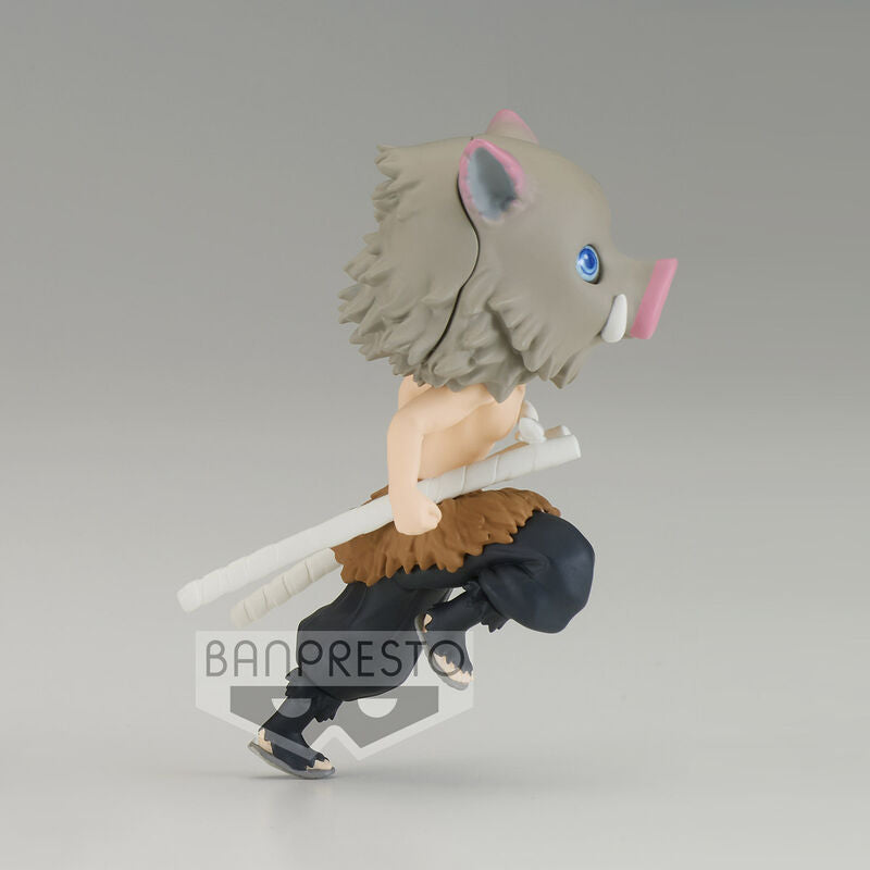 Figura Inosuke Hashibira Demon Slayer Kimetsu No Yaiba Q posket petit 7cm  