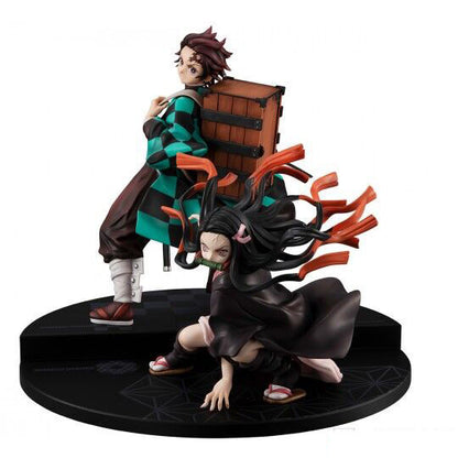 Figura Kamado brother and sister Precious G.E.M. series Demon Slayer Kimetsu no Yaiba 17cm   Megahouse