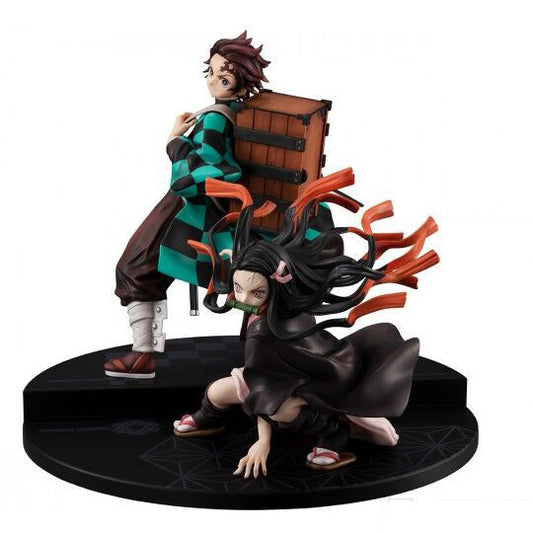 Figura Kamado brother and sister Precious G.E.M. series Demon Slayer Kimetsu no Yaiba 17cm  