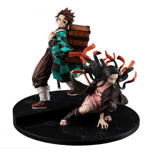Figura Kamado brother and sister Precious G.E.M. series Demon Slayer Kimetsu no Yaiba 17cm  
