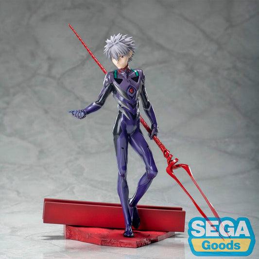 Figura Kaworu Nagisa X Spear of Longinus Luminasta Evangelion 3.0 + 1.0 Thrice Upon a Time 21cm  