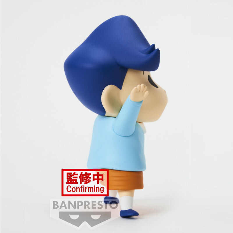 Figura Kazama-kun Kasukabe Boueitai New Dimension Crayon Shinchan 11cm   BANPRESTO