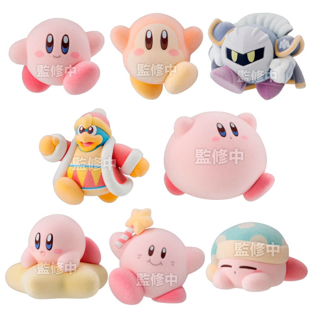 Figura Kirby Flocked surtido   BANDAI