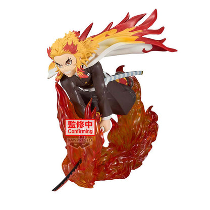 Figura Kyojuro Rengoku Vibration Stars Demon Slayer Kimetsu no Yaiba   BANPRESTO
