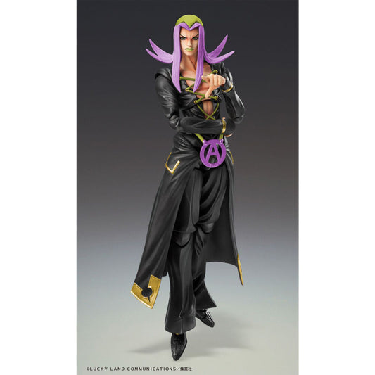 Figura Leone Abbachio Black Chozokado Jojos Bizarre Adventure Golden Wind 16cm  