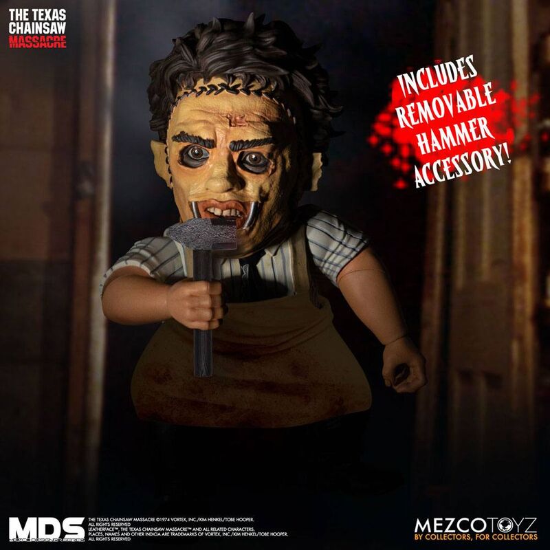 Figura MDS Leatherface La Matanza de Texas 15cm   MEZCO TOYZ