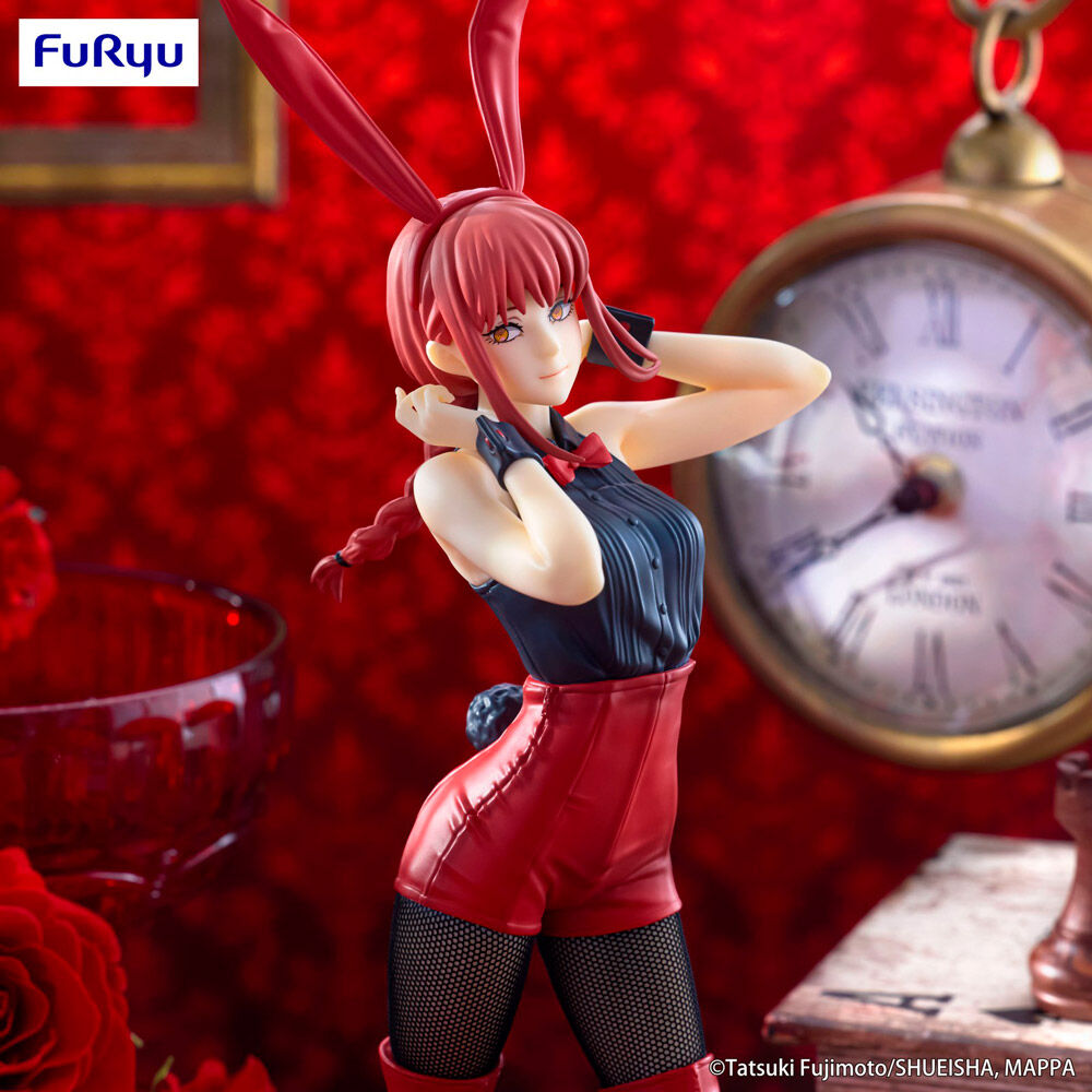 Figura Makima Red Color Bicute Bunnies Chainsaw Man 30cm   FURYU