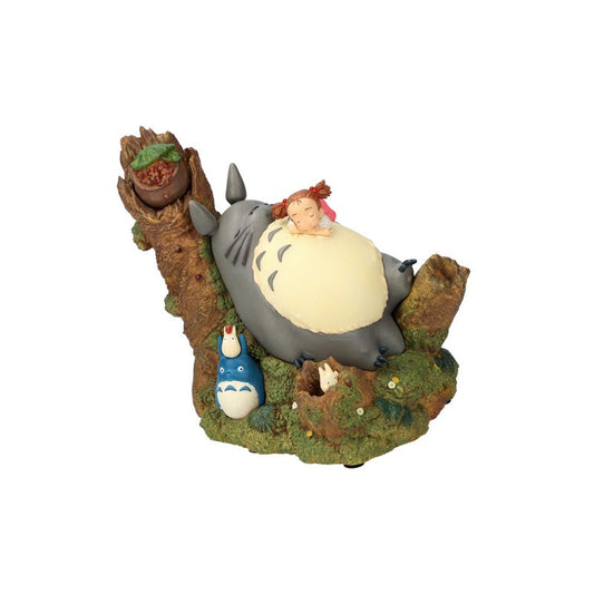 Figura Mi vecino Totoro con Mei durmiendo 14cm-Caja de musica re-run  