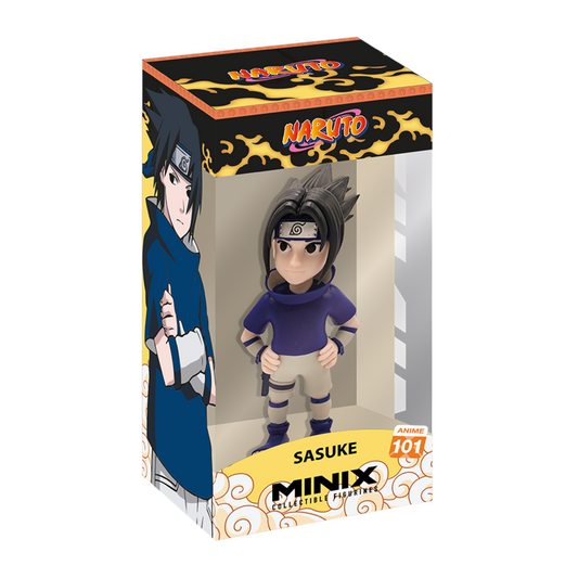Figura Minix Sasuke Uchiha Naruto Shipudden 12cm  
