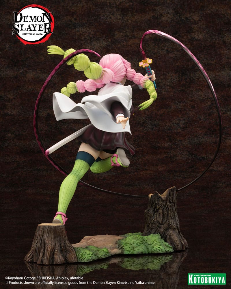 Figura Mitsuri Kanroji Kimetsu no Yaiba Estatua ARTFXJ PVC 1/8 Bonus Edition Demon Slayer   Kotobukiya