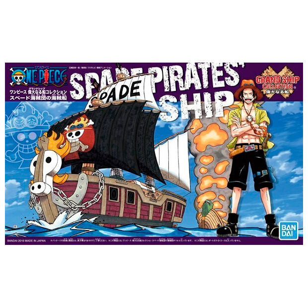 Figura Model Kit Barco Spade Pirates Ship One Piece 15cm   BANDAI HOBBY