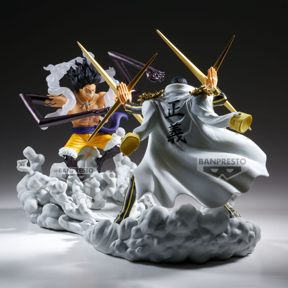 Figura Monkey D Luffy Gear 4 Senkokkei One Piece 15cm   BANPRESTO