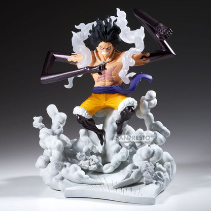 Figura Monkey D Luffy Gear 4 Senkokkei One Piece 15cm   BANPRESTO