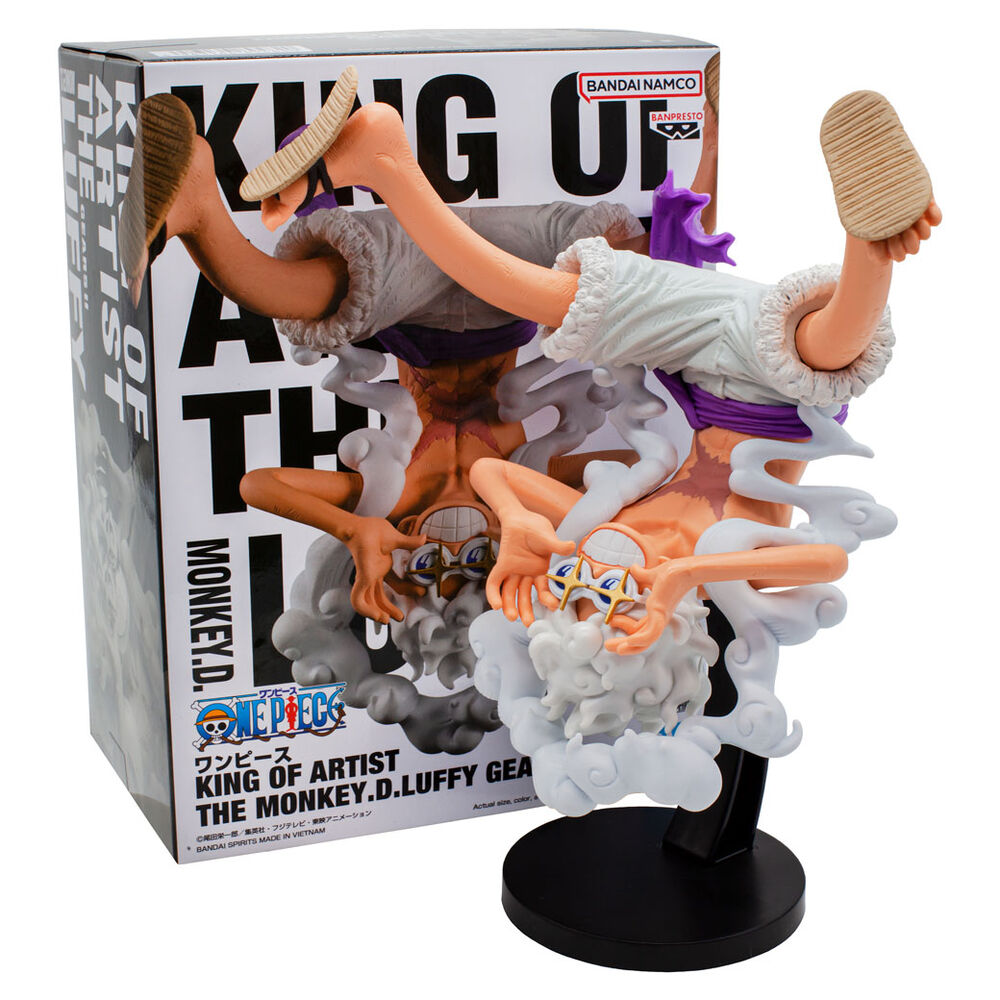 Figura Monkey D Luffy Gear 5 King of Artist One Piece 15cm   BANPRESTO