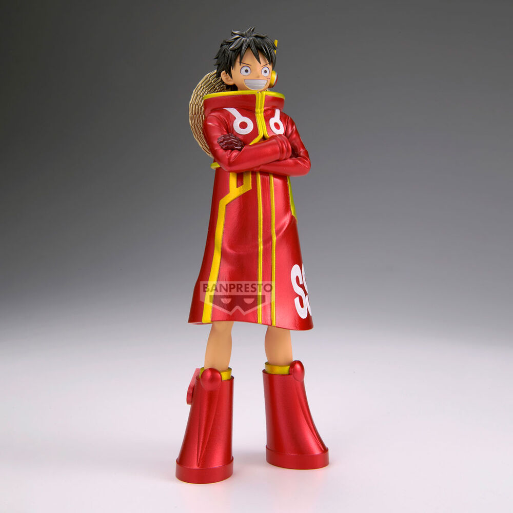 Figura Monkey D. Luffy The Grandline Series One Piece DXF 16cm   BANPRESTO