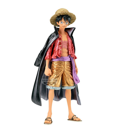 Figura Monkey D Luffy The Metallic Premium One Piece 30Cm