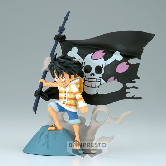 Figura Monkey D Luffy WCF Log Stories One Piece 8cm  