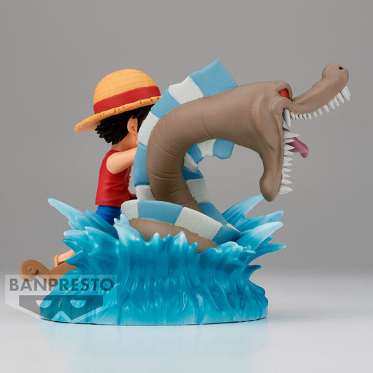 Figura Monkey D Luffy vs Local Sea Monster Log Stories One Piece 7cm  