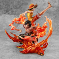 Figura Monkey D Luffy y Portgas D Ace P.O.P.-Bond Between Brothers- One Piece 25cm   Megahouse